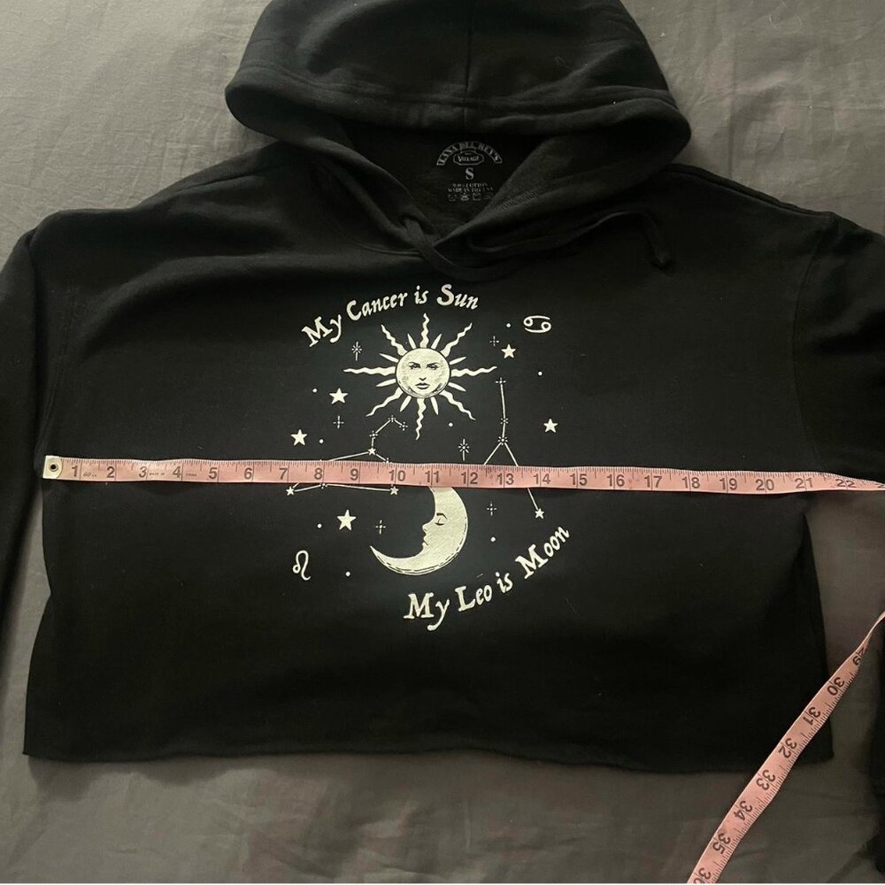 Lana Del Rey NFR Surf Shop Hoodie My Cancer is Sun Leo Moon Crop Top Small Rare